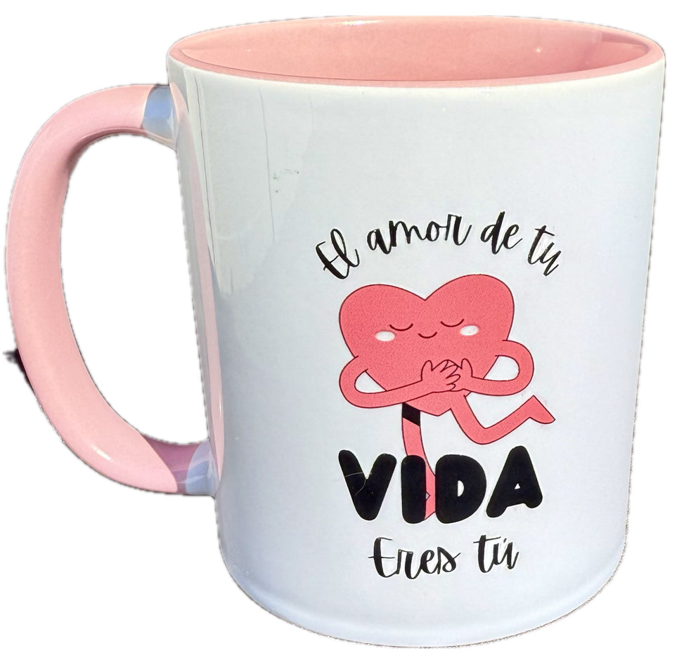 Taza con mensaje con motivaciónal