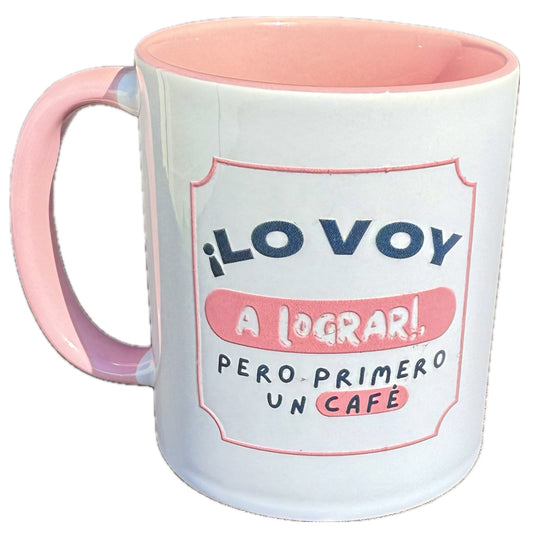 Taza con mensaje con motivaciónal