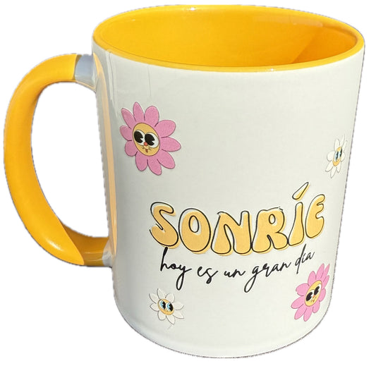 Taza con mensaje con motivaciónal